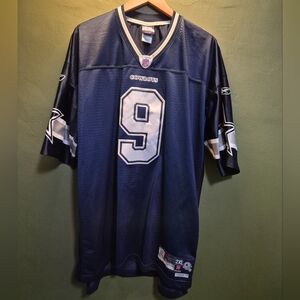 Reebok Dallas Cowboys Tony Romo #9 NFL Jersey 2XL Length +2 Blue